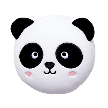 Relaxeazzz 15cm Panda Travel Pillow Cushion w/ Eye Mask 3y+