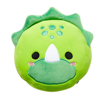 Relaxeazzz 15cm Dinosaur Travel Pillow Cushion w/ Eye Mask 3y+