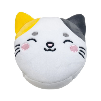 Relaxeazzz 15cm Cat Travel Pillow Cushion w/ Eye Mask 3y+