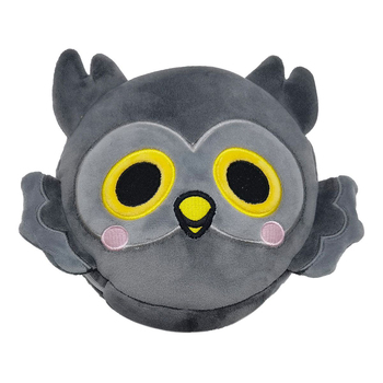 Relaxeazzz 15cm Owl Travel Pillow Cushion w/ Eye Mask 3y+