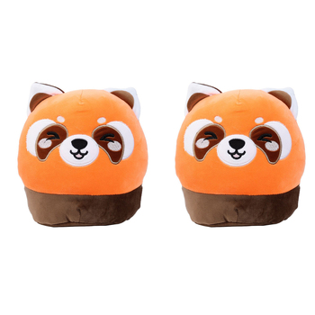 2PK Squidglys 24cm Red Panda Animal Plush Kids/Children Pillow 3y+