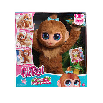 FurReal Peanut The Playful Monkey Kids Interactive Toy 4y+