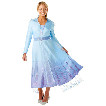 Disney Elsa Deluxe Frozen 2 Adult Womens Dress Up Costume - Size M