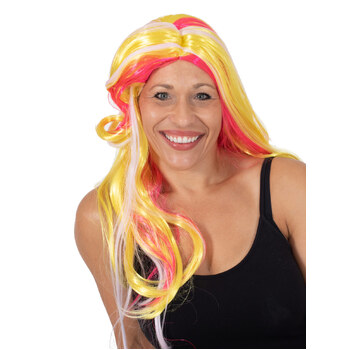 UV Colour-Changing Sunny Long Hair Wig Costume Accessory Adult