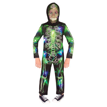 Rubies Spooky G-I-D Skeleton Boys Dress Up Costume - Size L