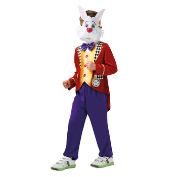 Disney White Rabbit Alice In Wonderland Boys Dress Up Costume - Size M