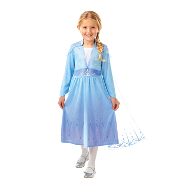 Disney Elsa Frozen 2 Deluxe Costume Party Dress-Up - Size 5-6y