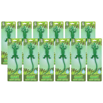 12PK Bensons Giant Grow Reptile Kids/Childrens Toy - Assorted