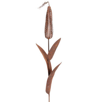  Mild Steel Corn Stake Outdoor Decoration 36x119cm Rust