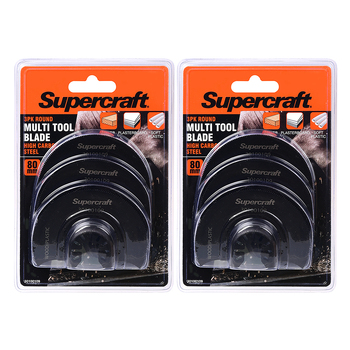 2PK Supercraft Ocillating Saw Multi Tool Blade Circular Wood 80mm