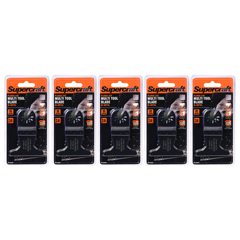 5PK Supercraft Ocillating Saw Multi Tool Plunge Cut Bi Metal Blade 68mm