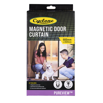 Cyclone Pureview Magnetic Screen Door Curtain 900 x 2020mm