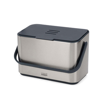 Joseph Joseph Collect 4L/30cm S/S Food Waste Caddy - Grey