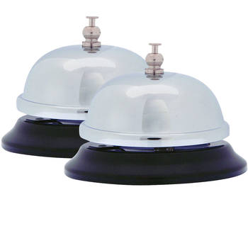 2x Counter Bell Chrome/Black