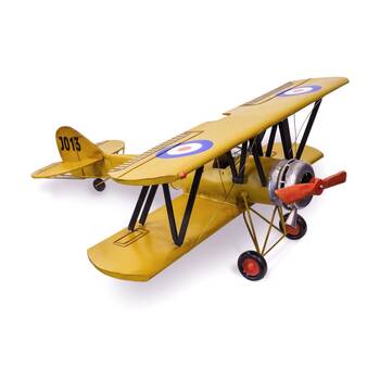 Boyle EX Large The Avro 621 Tutor Aircraft 96x94cm - Yellow  