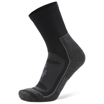 Balega Blister Resist Crew Running Sports Socks Small Grey/Black