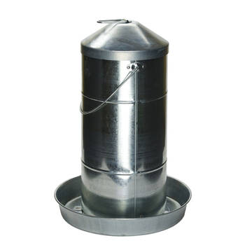 AgBoss Stainless Steel Poultry Feeder With Hanging Handle 20kg