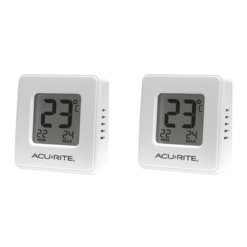 2PK Acurite Compact Indoor Digital Thermometer Home Kitchen Cooking