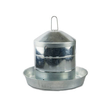 AgBoss Stainless Steel Poultry Drinker With Hanging Handle 9L