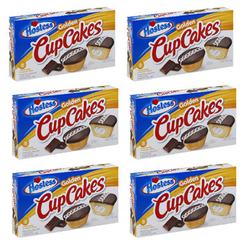 48pc Hostess Golden Cupcake Mini Cake w/ Filling 360g