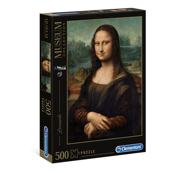 500pc Clementoni Mona Lisa 36x49cm Jigsaw Puzzle Pieces