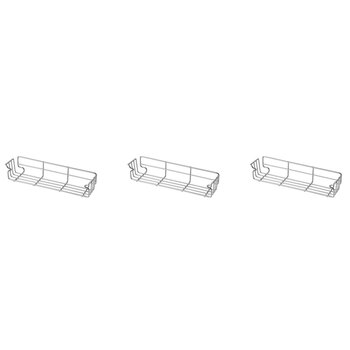 3PK Homeleisure Stainless Steel Spice Rack Small Silver 