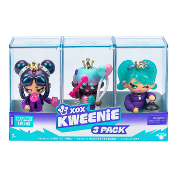 3pc XOX Kweenie Kids/Children Fearless Figurine Toy Set  7y+
