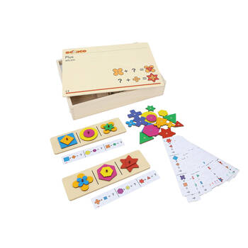 Educo Plus Flower Tower Shapes Exploration Educational Toy Kids/Children - 3y+