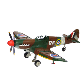 Boyle 46cm Ornament 1940 Spitfire Plane Metal Decor