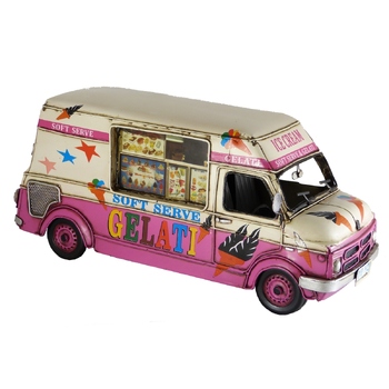 Boyle 32cmIce Cream Truck Without Music Box Metal Ornament