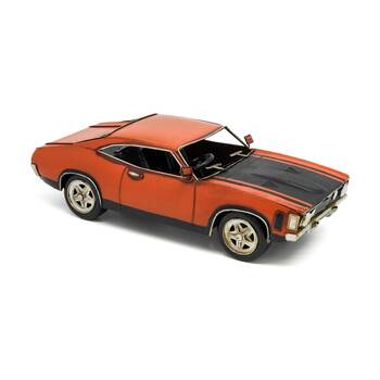 Boyle 1972 Ford Falcon XA GT Coupe Metal Car Ornament 26x12 cm - Orange
