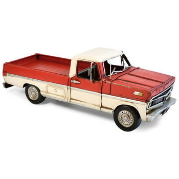 Boyle 1970 Ford F-100 Ranger Metal Ornament - Red 33cm