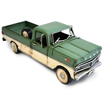 Boyle 1970 Ford F-100 Metal Ornament - Green 33cm