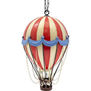 Boyle Small Handmade Hand-Painted Red & White Metal Balloon Ornament 32cm