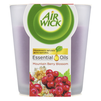 Air Wick Essential Oils Scented Candle Mountain Berry
