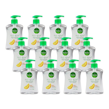 12PK Dettol 250ml Parents Approved Pump Hand Wash Citrus Scent