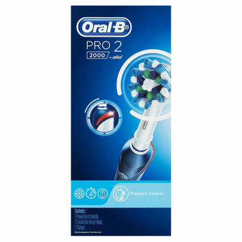 Oral B Electric Rechargeable Power Toothbrush Pro 2 2000 Blue