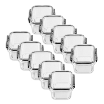 10PK Boxsweden Crystal 420ml/13cm Pantry Storage Container - Clear