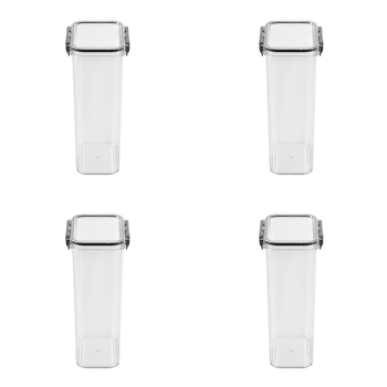 4PK Boxsweden Crystal 1.8L/24cm Pantry Storage Container - Clear