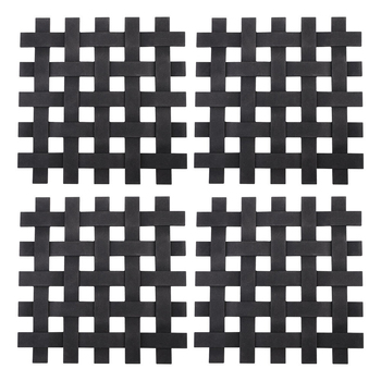 4PK Appetito Silicone Lattice Heat Resistant Trivet 17.5x17.5cm