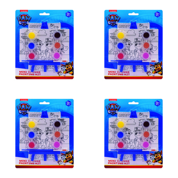 4PK Haven Paw Patrol Kids Mini Canvas Painting Kit 3y+