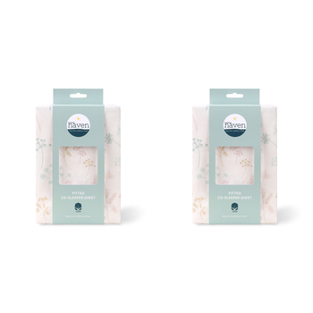 2PK Little Haven Applique Wildflower Baby Blanket 101cm