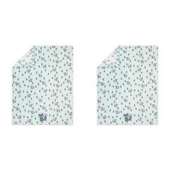 2PK Little Haven Cot Fitted Woodland Baby Bedding Sheet 135cm