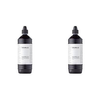 2PK Blomus Clear Lampoil Outdoor Garden Burning Lamp/Torch Fuel 1L Black