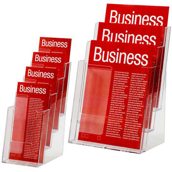 Esselte 1/3 A4 & A4 4 Tier Counter Top Brochure Holder