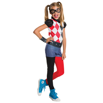 DC Comics Harley Quinn Classic Costume Kids/Child Size 9-12y