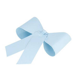  Metal Bow Planter Pot Decoration 12x10cm Multicoloured Assorted