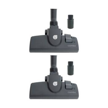 2PK CleanUp Combination Floor Tool Vacuum Head 32mm / 35mm Metal Glide Plate 