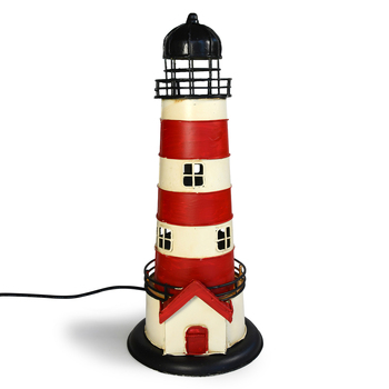 Auto Petit USB LED Lamp Lighthouse 13x32cm Red