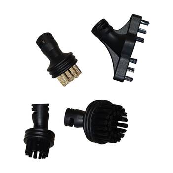 4pc Wertheim Dual Steam Plus Brush Accessory Set For Sauber Grout Tile